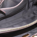 Miu Miu Matelasse Shoulder Bag Leather Gray Gold Auth 166328-24