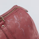 GUCCI GG Implementation Boston Bag PVC Gold Pink 193603 Auth 166330-10