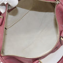 GUCCI GG Implementation Boston Bag PVC Gold Pink 193603 Auth 166330-11