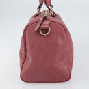 GUCCI GG Implementation Boston Bag PVC Gold Pink 193603 Auth 166330-3