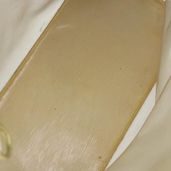 LOUIS VUITTON Epi Plage Lagoon Bay Tote Bag White Clear M92151 LV Auth 166331