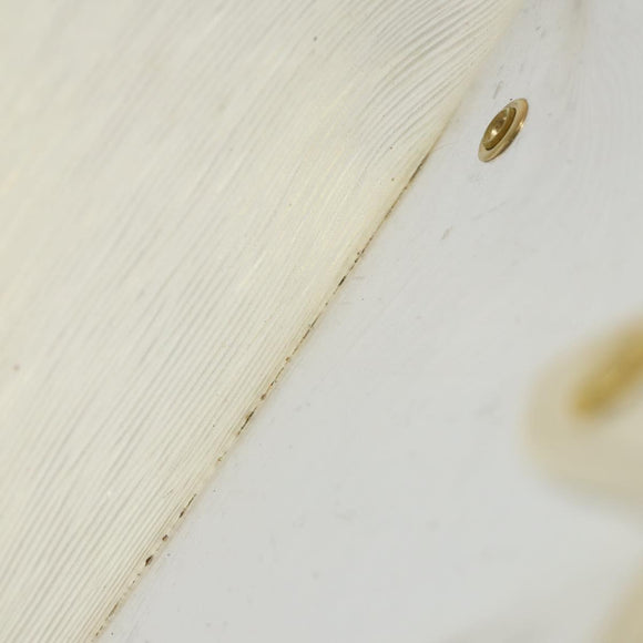 LOUIS VUITTON Epi Plage Lagoon Bay Tote Bag White Clear M92151 LV Auth 166331