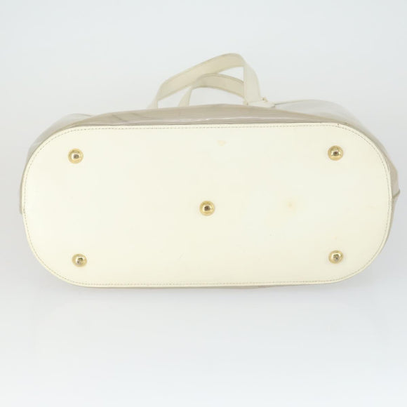 LOUIS VUITTON Epi Plage Lagoon Bay Tote Bag White Clear M92151 LV Auth 166331