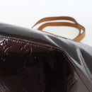 LOUIS VUITTON Monogram Vernis Bellevue GM Tote Bag Amarante M93589 Auth 166335-15