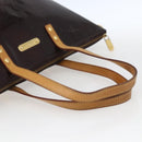 LOUIS VUITTON Monogram Vernis Bellevue GM Tote Bag Amarante M93589 Auth 166335-7