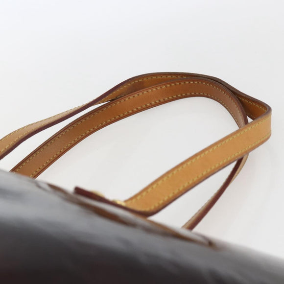 LOUIS VUITTON Monogram Vernis Bellevue GM Tote Bag Amarante M93589 Auth 166335