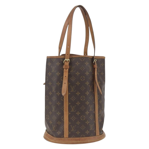 LOUIS VUITTON Monogram Bucket GM Shoulder Bag M42236 LV Auth 166339
