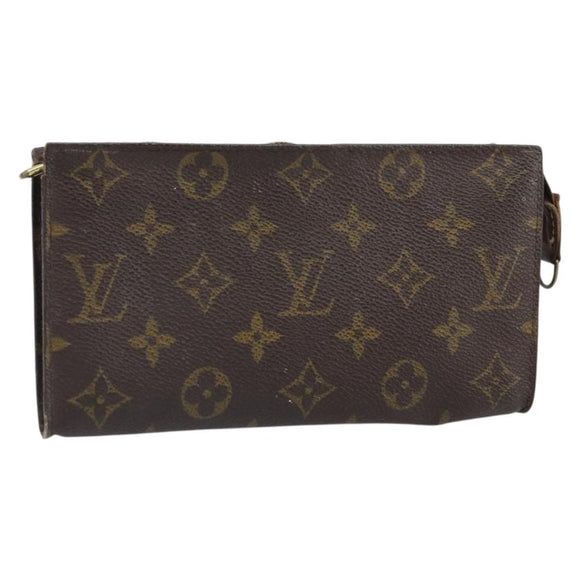 LOUIS VUITTON Monogram Bucket GM Zubehörtasche LV Auth 166340