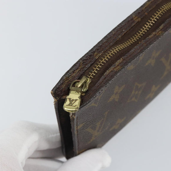 LOUIS VUITTON Monogram Bucket GM Zubehörtasche LV Auth 166340