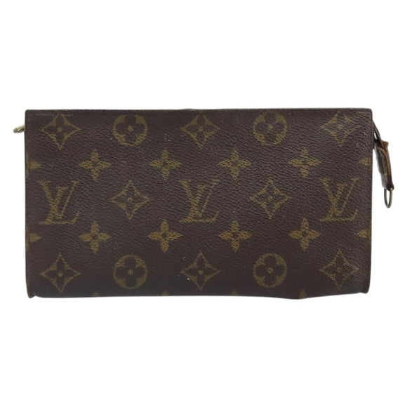 LOUIS VUITTON Monogram Bucket GM Zubehörtasche LV Auth 166340