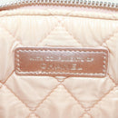 CHANEL Matelasse Pouch Lamb Skin Pink Silver CC Auth 166350SAM-18