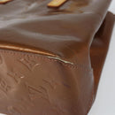 LOUIS VUITTON Monogram Vernis Reade PM Hand Bag Bronze M91146 LV Auth 166351-9