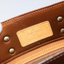 LOUIS VUITTON Monogram Vernis Reade PM Hand Bag Bronze M91146 LV Auth 166351-17