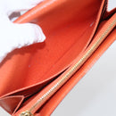 LOUIS VUITTON Multicolor Portefeuille Sarah Wallet White M93532 LV Auth 166362-18