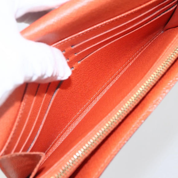 LOUIS VUITTON Multicolor Portefeuille Sarah Wallet White M93532 LV Auth 166362