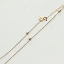 PRADA Clownfish Motif Necklace Ag925 Gold Tone Auth 166365V-6