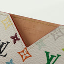 LOUIS VUITTON Monogram Multicolor Etui Mirror Mirror White M92651 Auth 166366V-8