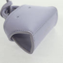 Salvatore Ferragamo Bag Charm Leather Purple Auth 166369M-10