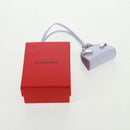 Salvatore Ferragamo Bag Charm Leather Purple Auth 166369M-15