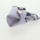 Salvatore Ferragamo Bag Charm Leather Purple Auth 166369M-5