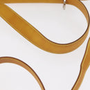 Salvatore Ferragamo Vala Hand Bag Leather 2way Yellow Silver Auth 166370-7