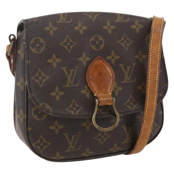 LOUIS VUITTON Monogram Saint Cloud MM Shoulder Bag M51243 LV Auth 166373