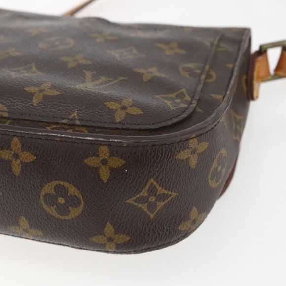 LOUIS VUITTON Monogram Saint Cloud MM Shoulder Bag M51243 LV Auth 166373