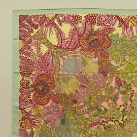HERMES Carre 140 Scarf ""Maitres de la Foret"" Silk Pink Auth 166376M - 0