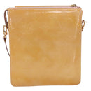 LOUIS VUITTON Monogram Vernis Motto Pouch Marshmallow Pink M91312 LV Auth 166377-2