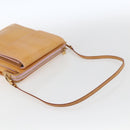 LOUIS VUITTON Monogram Vernis Motto Pouch Marshmallow Pink M91312 LV Auth 166377-7