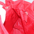 PRADA Hand Bag Nylon Red Auth 166380-19