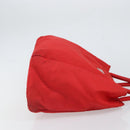 PRADA Hand Bag Nylon Red Auth 166380-3