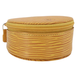 LOUIS VUITTON Epi Ecrin Bijoux 8 Jewelry Box Yellow M48229 LV Auth 166389