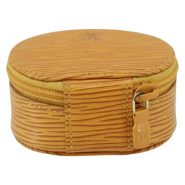 LOUIS VUITTON Epi Ecrin Bijoux 8 Jewelry Box Yellow M48229 LV Auth 166389 - 0