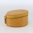 LOUIS VUITTON Epi Ecrin Bijoux 8 Jewelry Box Yellow M48229 LV Auth 166389-3