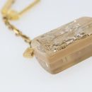 LOUIS VUITTON Porte Cles Speedy Unclusion Charm Gold Tone M65416 LV Auth 166391-10