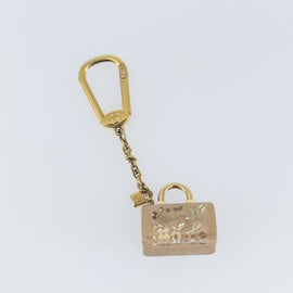 LOUIS VUITTON Porte Cles Speedy Unclusion Charm Gold Tone M65416 LV Auth 166391 - 0