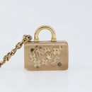 LOUIS VUITTON Porte Cles Speedy Unclusion Charm Gold Tone M65416 LV Auth 166391-6