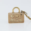 LOUIS VUITTON Porte Cles Speedy Unclusion Charm Gold Tone M65416 LV Auth 166391-7