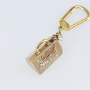 LOUIS VUITTON Porte Cles Speedy Unclusion Charm Gold Tone M65416 LV Auth 166391-8