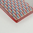 LOUIS VUITTON Damier Spray Double Zip Card Holder White M81430 LV Auth 166392M-15