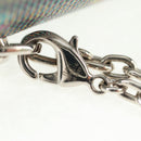 LOUIS VUITTON Monogram LV Pop Chain Lipsticketui Zilver MP2516 LV Auth 166393V-11
