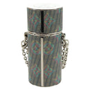 LOUIS VUITTON Monogram LV Pop Chain Lipsticketui Zilver MP2516 LV Auth 166393V-2