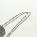 LOUIS VUITTON Monogram LV Pop Chain Lipsticketui Zilver MP2516 LV Auth 166393V-14