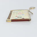 LOUIS VUITTON Multicolor Pochette Cles Coin Purse White M92655 LV Auth 166395-3