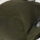 PRADA Backpack Nylon Khaki Silver Auth 166398-18