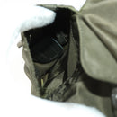 PRADA Backpack Nylon Khaki Silver Auth 166398-28