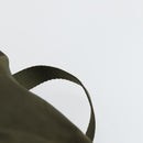 PRADA Backpack Nylon Khaki Silver Auth 166398-14
