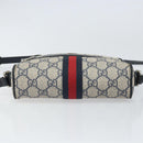 GUCCI Ophidia GG Supreme Sherry Line Shoulder Bag PVC Navy 517350 Auth 166403-5