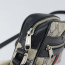 GUCCI Ophidia GG Supreme Sherry Line Shoulder Bag PVC Navy 517350 Auth 166403-18